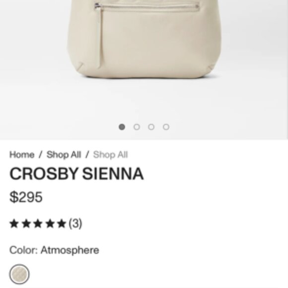 MZ Wallace Crosby Sienna Bag in Color Atmosphere - Picture 3 of 6